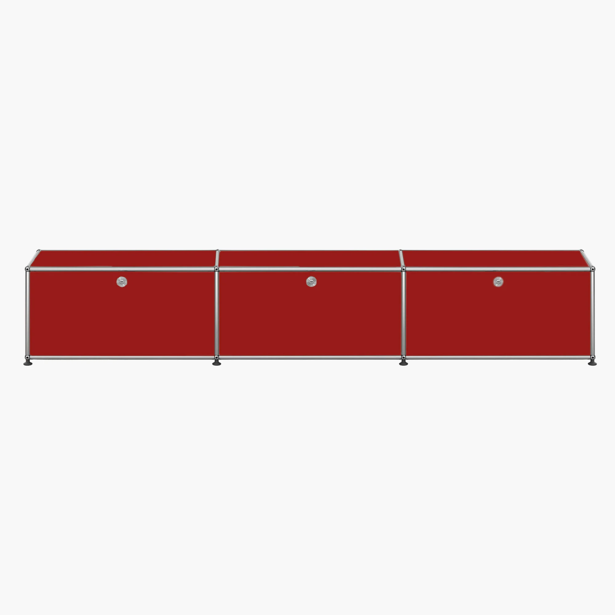 USM Haller C13 Media unit in Ruby Red