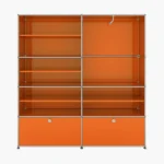 USM Haller H27 Shelving in Pure Orange