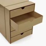 USM Inos storage in Beige – angle view