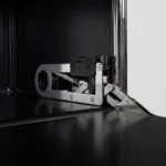 USM Haller shelving unit in Graphite Black – detail view