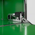 Green 2 USM Haller shelving unit in Green – detail view