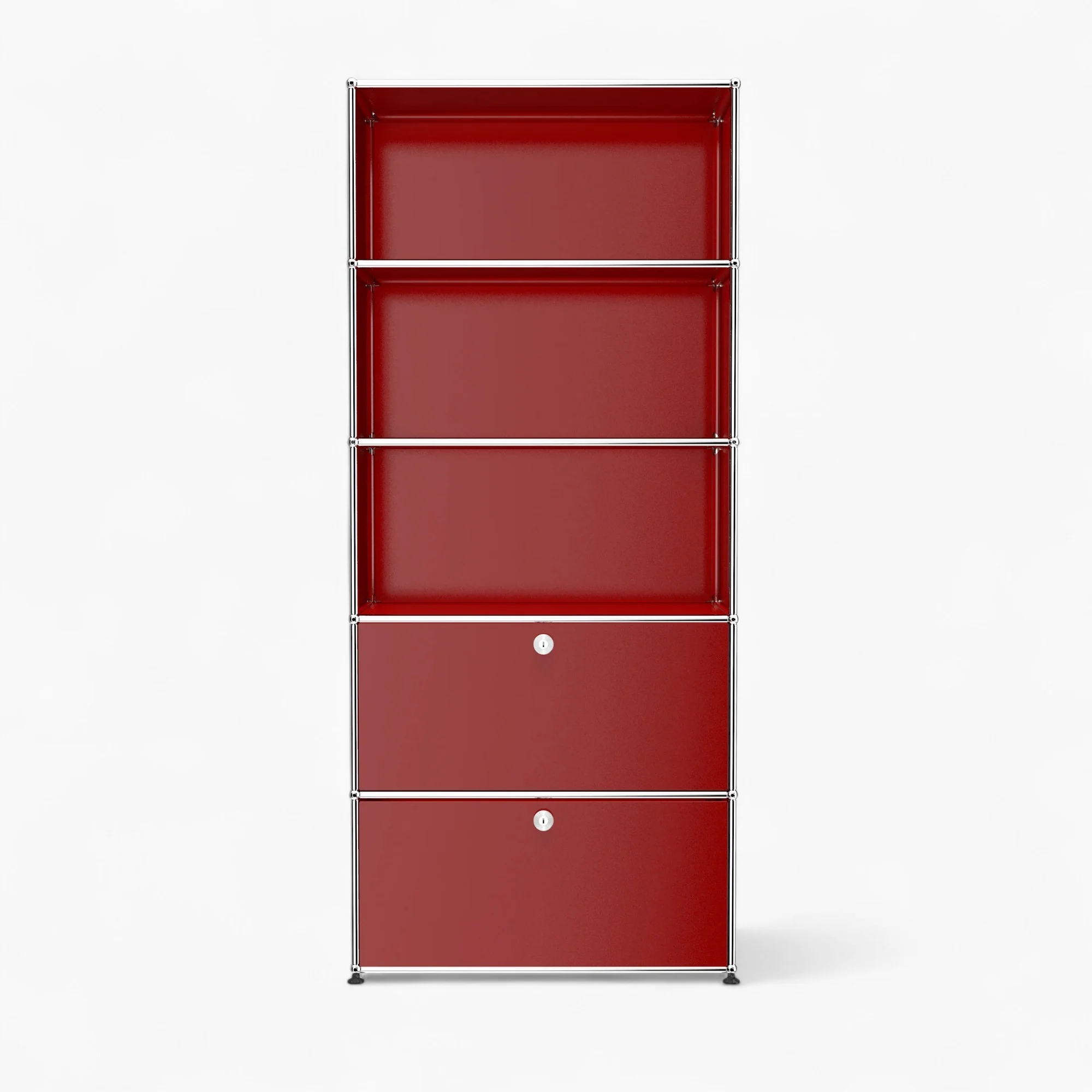 Arvhi R1 Shelving in Ruby Red